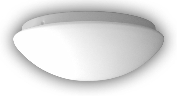 LED Deckenleuchte rund Opalglas matt, Nurglasleuchte, Ø 45cm