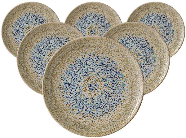 Ritzenhoff & Breker Rimini Dessertteller ø 20,5 cm Mosaik Sand 6er Set