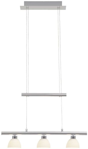 Lightbox Pendelleuchte, LED fest integriert, Warmweiß, LED Hängelampe, höhenverstellbar, 3 Stufen Dimmer, 175x58 cm, 1800lm