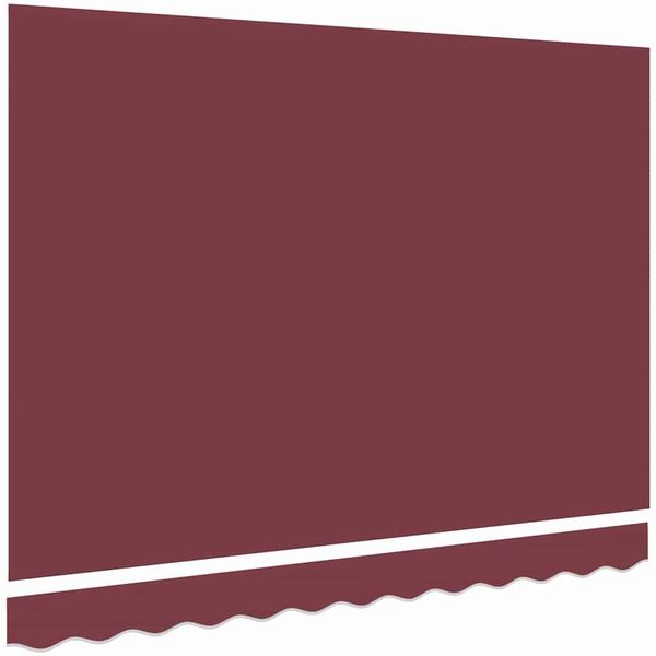 vidaXL Markisenersatzstoff Bordeauxrot 280x195 cm Polyester 42000443 Bild 4