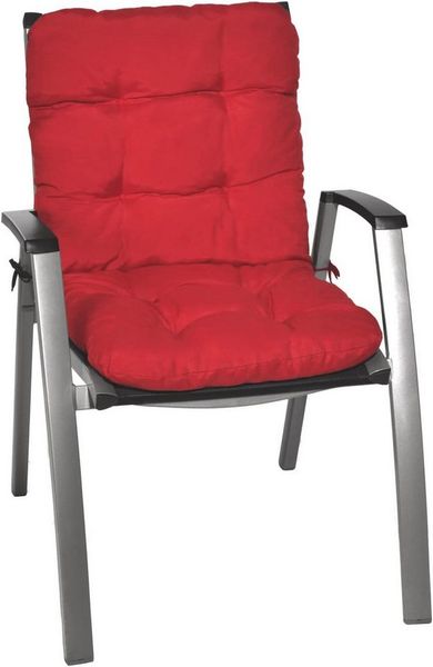 Beautissu Niederlehner Auflage Flair NL 100 x 50 x 8 cm Rot