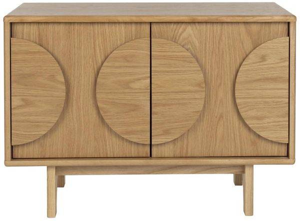 Sideboard GROOVE mit 2 Türen und Eichennfurnier von Zuiver