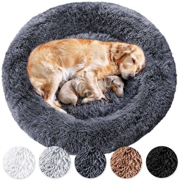 Wahre Tierliebe Tierbett - Orthopädisches Hundebett Deluxe, Deutschlands Original, waschbar, Verschiedene Größen und Farben, extra flauschig