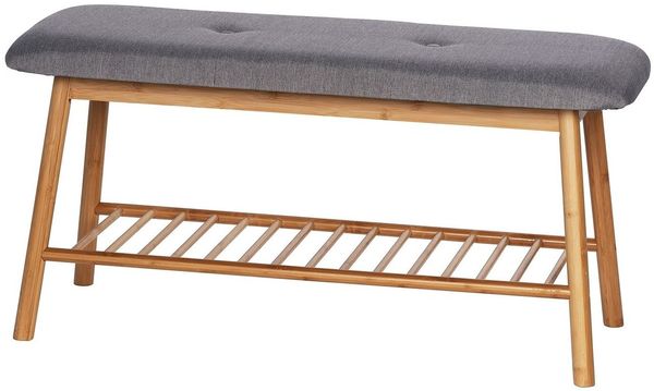 Schuhbank mit Kissen Bahari, Bambus - WENKO