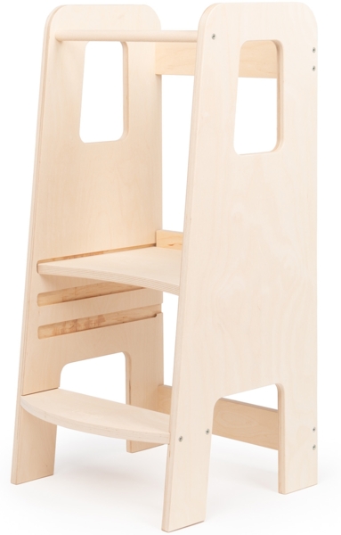 Emu Lernturm Kletterhilfe Montessori Multiplex 40,5 x 86 x 38 cm weiss