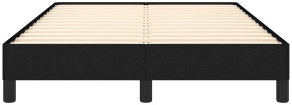 vidaXL Polsterbett, Stoff, 25,0 cm, Schwarz, 120x190 cm Bild 7