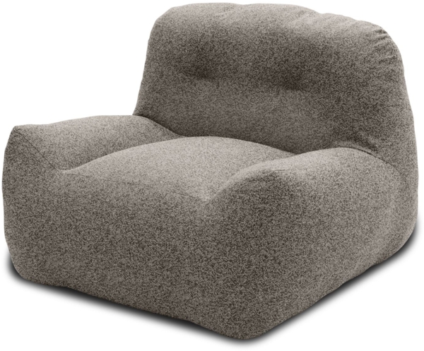 Gartenlounge Sessel Branizlawa 103x71x102 mit Outdoorbezug zementgrau