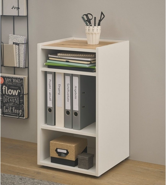 Lomadox Regal CRISP-61, in anthrazit mit Wotan Eiche, ca. 40/70/40 cm Bild 3