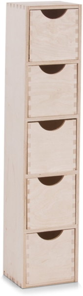 Zeller 5er Schubladenelement Minikommode