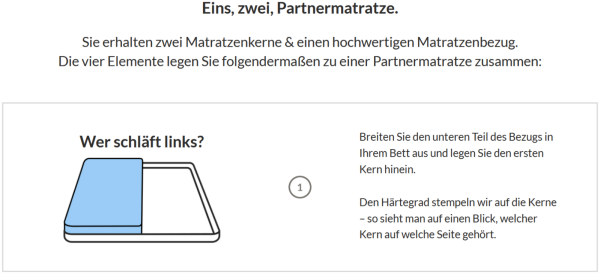 AM Qualitätsmatratzen | Premium 7-Zonen Partnermatratze 200x220 cm - H2 & H4 - Taschenfederkernmatratze (480 Federn/2m²) Bild 6