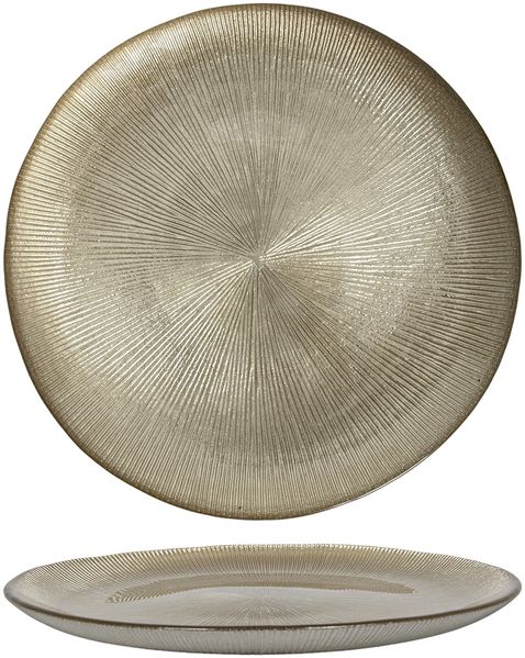 Glasteller gold LUXURY