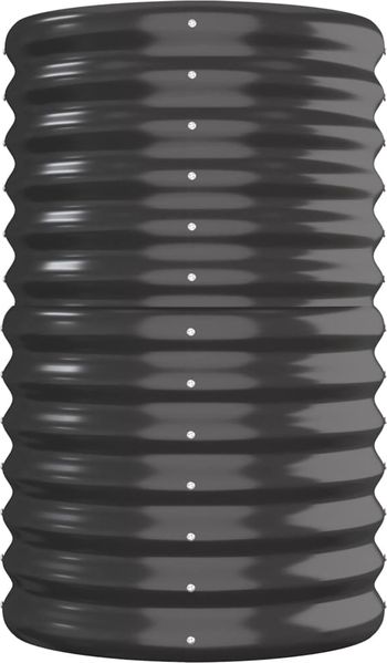 vidaXL Hochbeet Verzinkter Stahl 260x40x68 cm Anthrazit 318906 Bild 4