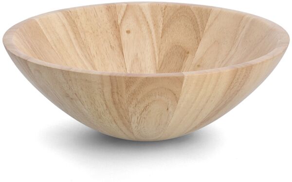 ZELLER 24022 Schale aus Gummibaumholz, ca. Ø 30 x 10,5 cm
