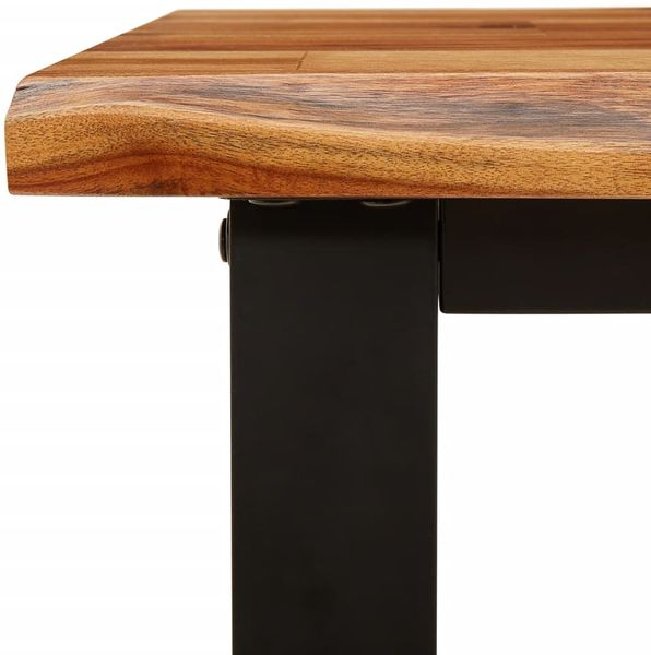 vidaXL 3-tlg. Essgruppe Baumkante Massivholz Akazie 3157525 Bild 10