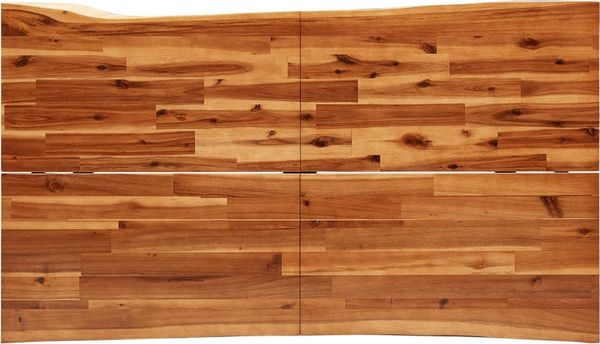 vidaXL 3-tlg. Essgruppe Baumkante Massivholz Akazie 3157525 Bild 5