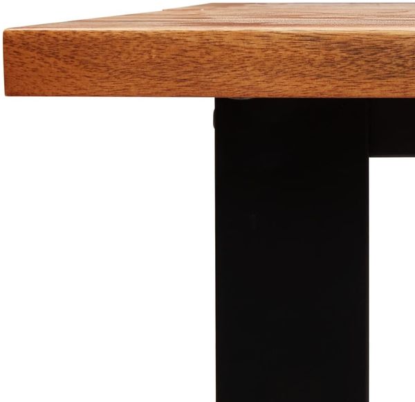 vidaXL 3-tlg. Essgruppe Baumkante Massivholz Akazie 3157525 Bild 8