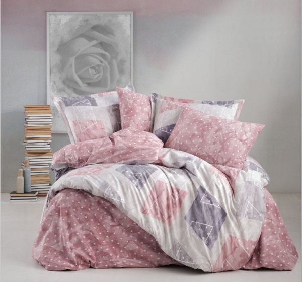 ROLFNERS Bettwäsche 200x200 cm Bettgarnitur Bettbezug Baumwolle 5 tlg, Baumwolle, Bettwäsche, 100% Baumwolle, Hautfreundlich, Qualität, Strapazierfähig