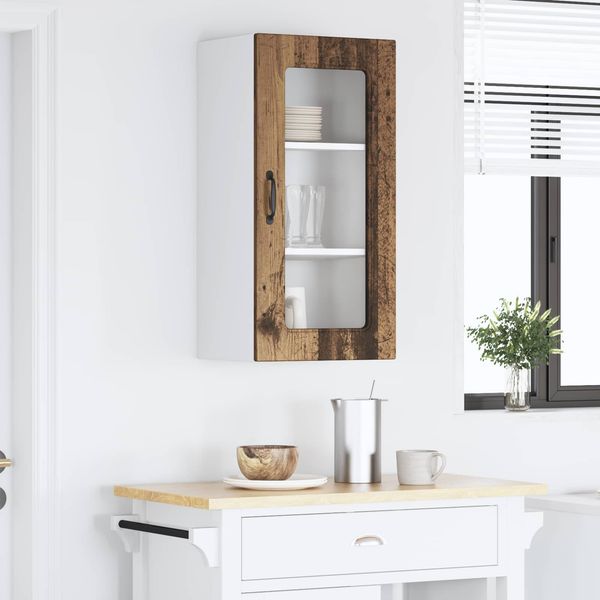 vidaXL Geschirrspülerfront mit Speicher Kalmar Altholz 40 x 31 x 80 cm 884650