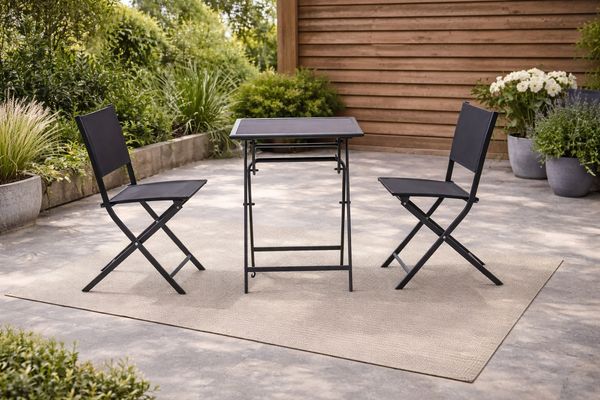 Creador Kebo Balkon-Set - 2 Sessel & Tisch