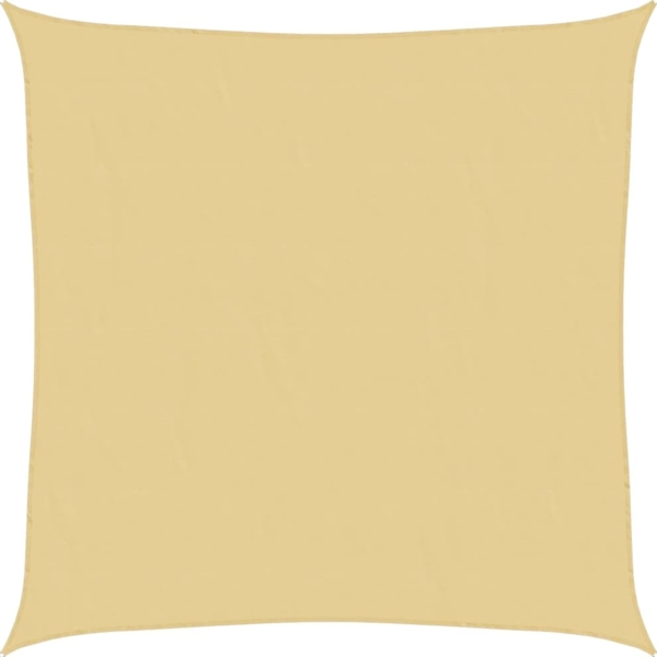 vidaXL Sonnensegel Sandfarbe 2,5x2,5 m 100% Polyester Oxford 4000409
