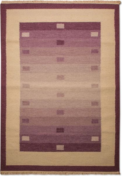 Kelim Teppich - Trendy »Modaro« 250 x 80 cm - violett - läufer