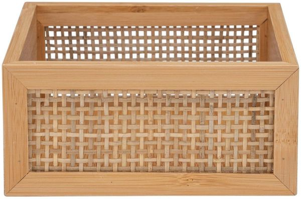 WENKO Badorganizer Allegre (1 St), aus Bambus und Rattan