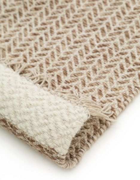 benuta Wollteppich Kim, rechteckig, Höhe: 5 mm, Kunstfaser, Berber, Ethno-Style, Wohnzimmer Bild 2
