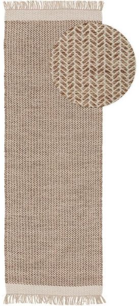 benuta Wollteppich Kim, rechteckig, Höhe: 5 mm, Kunstfaser, Berber, Ethno-Style, Wohnzimmer Bild 5