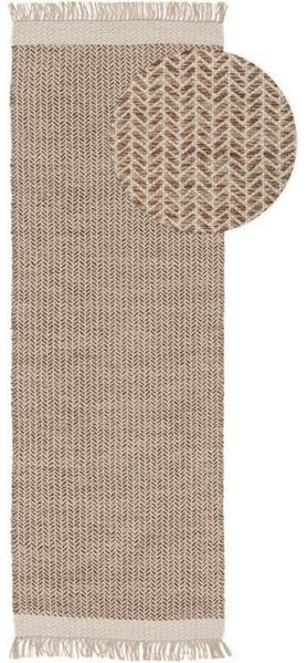 benuta Wollteppich Kim, rechteckig, Höhe: 5 mm, Kunstfaser, Berber, Ethno-Style, Wohnzimmer Bild 4