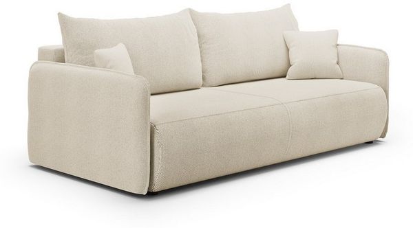 Fun Möbel 2-Sitzer Sofa mit Schlaffunktion FUN REGINA Stoff Curio, inkl. Bettkasten, inkl. 2 Rücken- und 2 Zierkissen