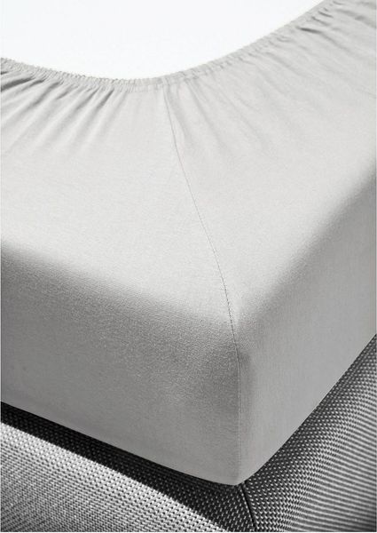 JACK Spannbettlaken JACK hochwertiges Laken Mako Satin Spannbetttuch Rundumgummi, Satin, Gummizug: Rundumgummizug, (1 Stück), 90-100 / 140-150 / 180-200 x 200 cm, Anthrazit, Silber, Taupe, Weiß Bild 2