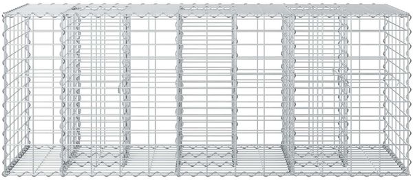 vidaXL Gabionen Hochbeet Silber 42033322 Bild 6
