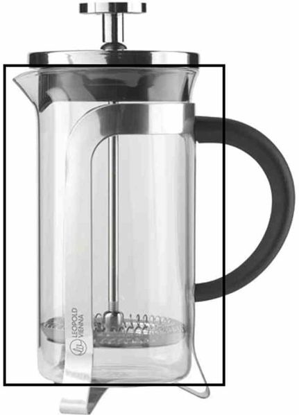 Ersatzglas Kaffebereiter Kaffeemaschine Kaffeekanne Kochen Kaffee Heißgetränke
