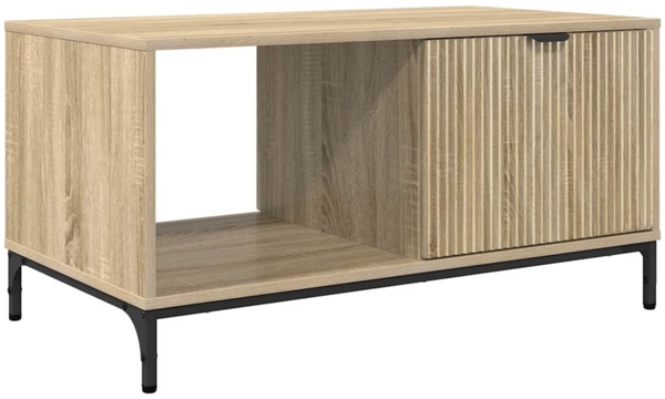 vidaXL Couchtisch Sonoma Eiche 90 x 49 x 46 cm Holzwerkstoff 883446
