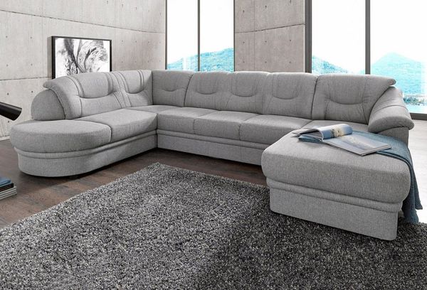 sit&more Wohnlandschaft Savoni U-Form, wahlweise mit Bettfunktion