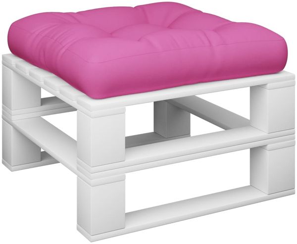 vidaXL Palettenkissen Rosa 60x60x12 cm Stoff 360467 Bild 3