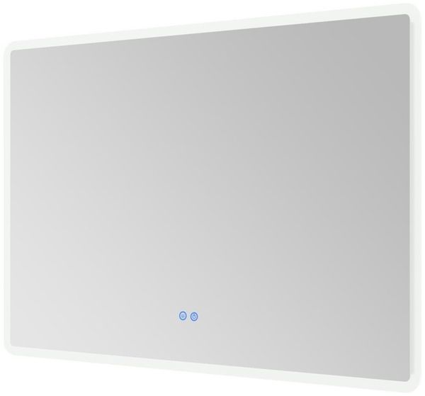 AQUABATOS LED-Lichtspiegel Led Spiegel Lichtspiegel Badspiegel mit Beleuchtung, Kaltweiß Beschlagfrei Energiesparend IP 44 Touch-Sensor