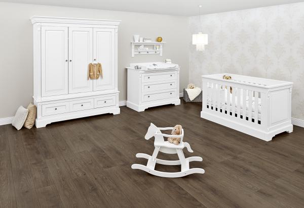 Pinolino 'Emilia' 3-tlg. Babyzimmer-Set weiß, 3-türig