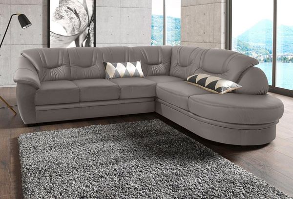 sit&more Ecksofa Savoni L-Form, wahlweise mit Bettfunktion