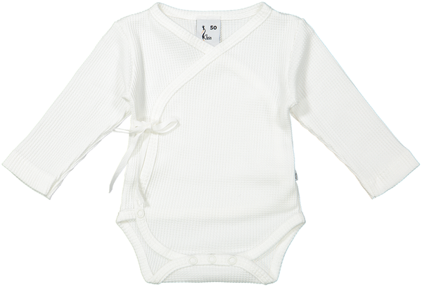 Klein Baby Wickelbody - Langarm - Gr. 56 - Off Whi