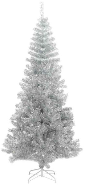 vidaXL Weihnachtsbaum mit 300 LEDs mit Ständer Silber 240 cm PET 3396695 Bild 5