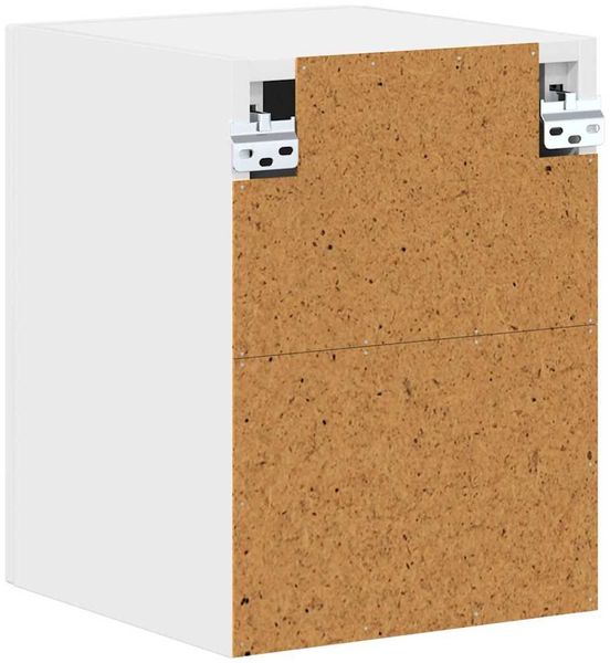 vidaXL Geschirrspülerfront Kalmar 2 pcs Hochglanz Weiß 30 x 31 x 40 cm 884503 Bild 9