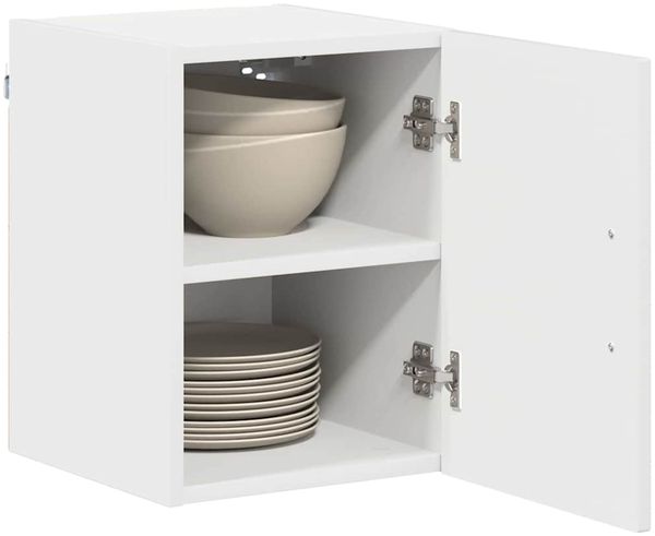 vidaXL Geschirrspülerfront Kalmar 2 pcs Hochglanz Weiß 30 x 31 x 40 cm 884503 Bild 3