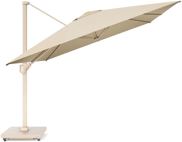 Platinum Sonnenschirm rechteckig 4x3 m Challenger T¹ Premium | hinten kippbar