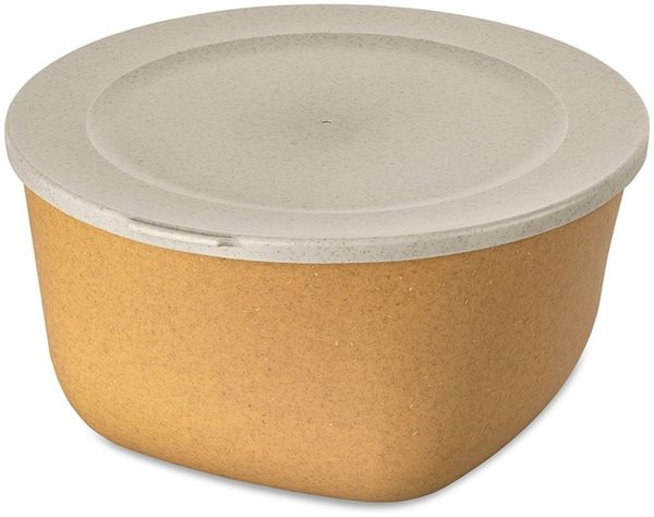 Koziol Dose Connect Box mit Deckel, Schüssel, Schale, Kunststoff-Holz-Mix, Nature Wood, 4 L, 7872702