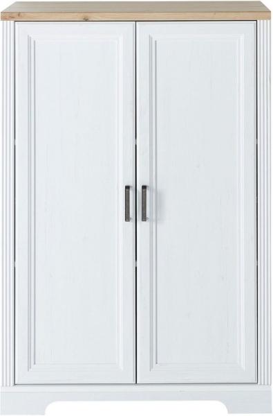 Stauraumelement Büro Kommode JASMIN 11 Pinie weiß Nachbildung