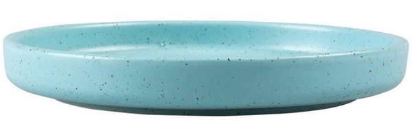 DUVO+ Napf Duvoplus flacher Keramiknapf Stone Speckle - türkis