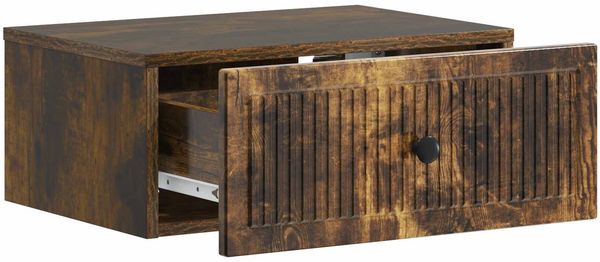 vidaXL Nachttisch Geräucherte Eiche 49 x 34,5 x 20 cm Holzwerkstoff 897945 Bild 3