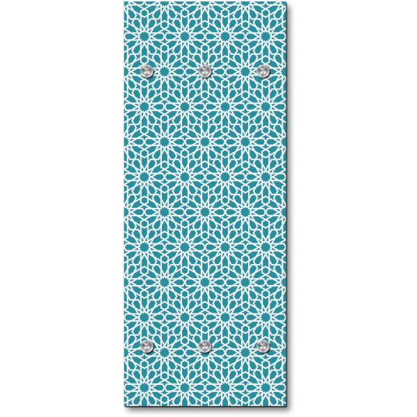 Queence Garderobe - "Emilio" Druck auf hochwertigem Arcylglas inkl. Edelstahlhaken und Aufhängung, Format: 50x120cm Bild 1