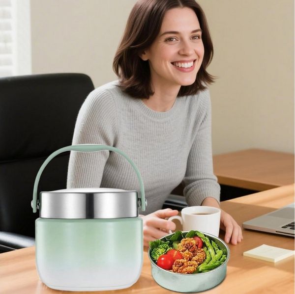 FELIXLEO Thermobehälter Warmhaltebehälter 1200ml Thermobehälter Für Essen Outdoor, (1-tlg)